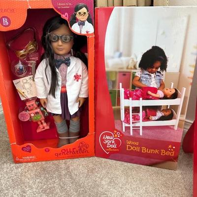 Our Generation Blanca doll & New York Doll Bunk Bed