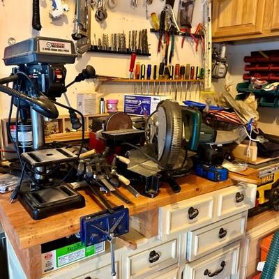 Garage full of tools