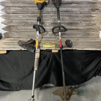 (2) Gas Trimmers w/ Accessories