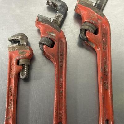 Ridgid 8,10,12 Heavy Duty Pipe Wrenches