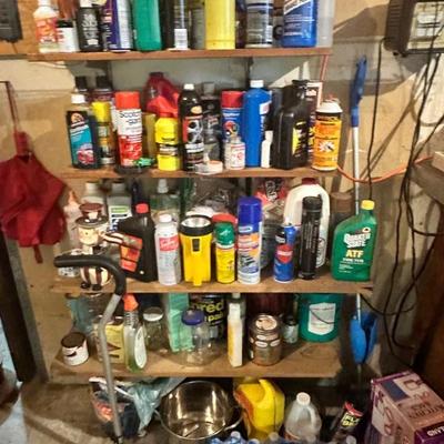 Garage full of tools & supplies
