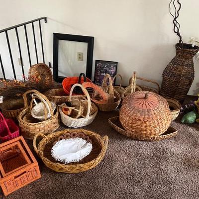 Variety of baskets 