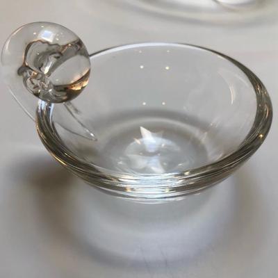 Steuben bowls, animal figures, serving pieces and decanters