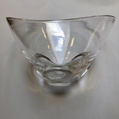 Steuben bowls, animal figures, serving pieces and decanters