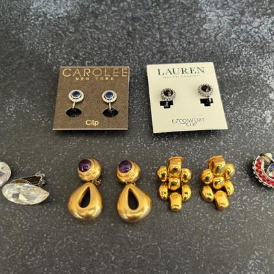 Vintage costume jewelryâ€”many signed piecesâ€”Givenchy, Gucci, Ciner, Napier and more
