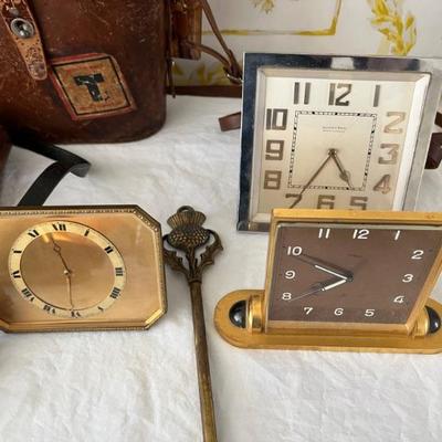 Art Deco and Mid Century clocks