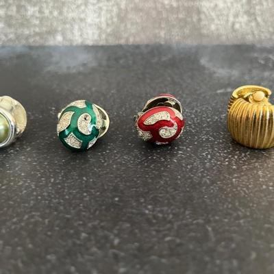 Vintage costume jewelryâ€”many signed piecesâ€”Givenchy, Gucci, Ciner, Napier and more