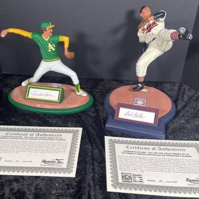 Cooperstown Pitchers Collection cold cast figurines (9.5â€)