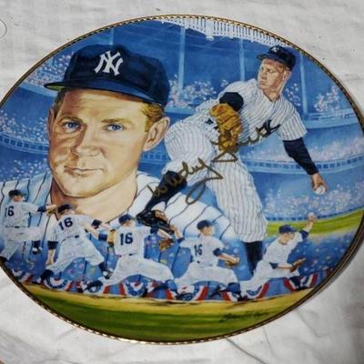 Whitey Ford - World Series Wind-up Plate