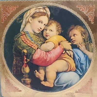The Madonna Of The Chair By Raphael
