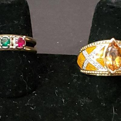 Gold Rings - 14 Kt