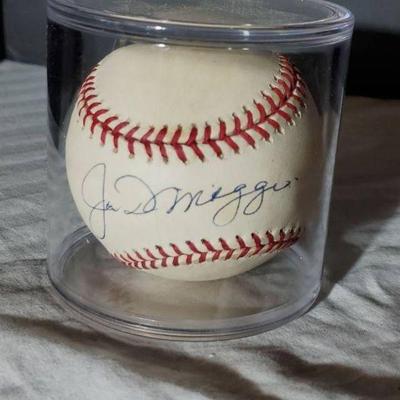 Joe DiMaggio Signed Baseball