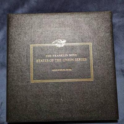 Franklin Mint States of the Union Series, Solid Sterling Silver