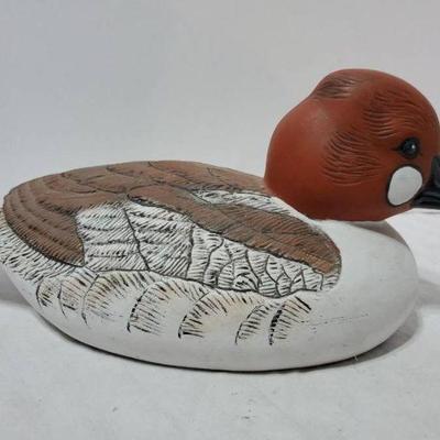 Ceramic Duck Sculpture (10.5Ã—5.5")