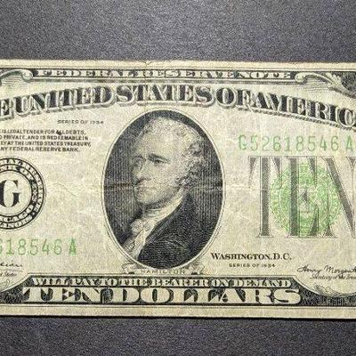 Series 1934 $10
