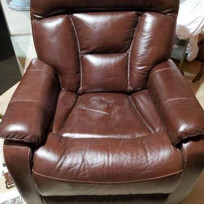Leather Rocker/Recliner