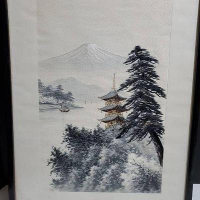 Asian Landscape - Embroidery