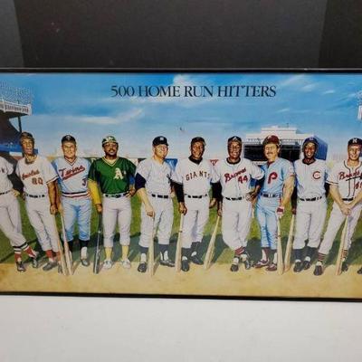 500 Home Run Hitters Framed