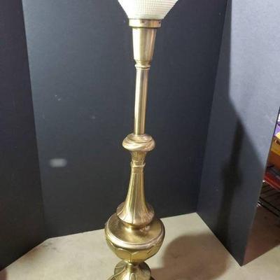 Heavy Brass Table Lamp (34.5")