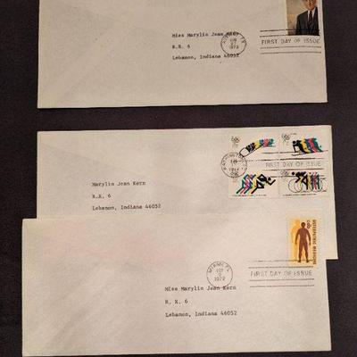 1972-3 Stamps on the First Day Of Issue