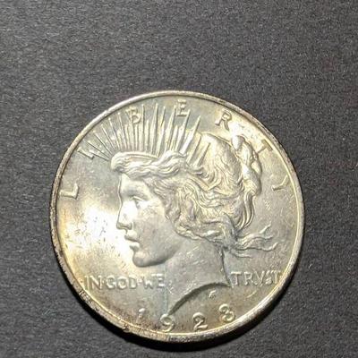 US 1923 Peace Silver Dollar