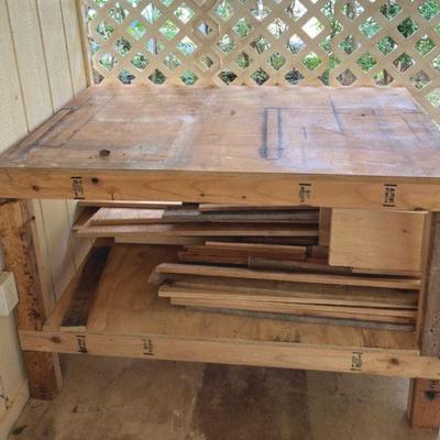HTH107 Wood Work Bench - Hand Made And More