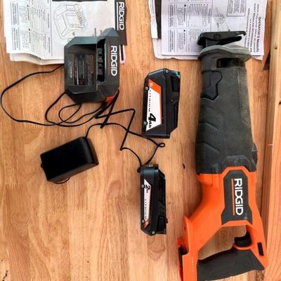 HTH108 New Ridgid 18V Brushless Reciprocating Saw