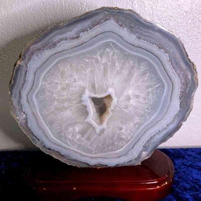 HTH134 Large Blue Lace Agate Decorative Crystal