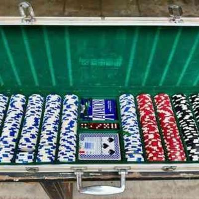 HTH117 Poker Set In Case