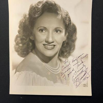 IFT008- Autographed Agency Photo Of 1930 Jazz Singer Conner Boswell