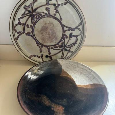 IFT044 - Pair of Beautiful Stoneware Platters (L Taba)