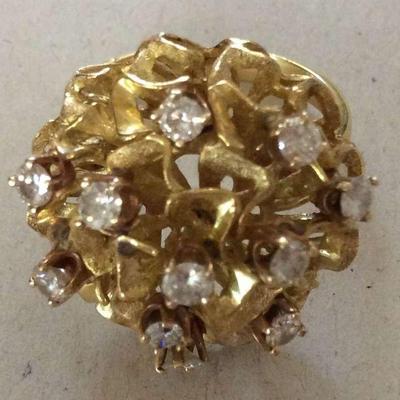 IFT027 18K Gold & Diamond Ring
