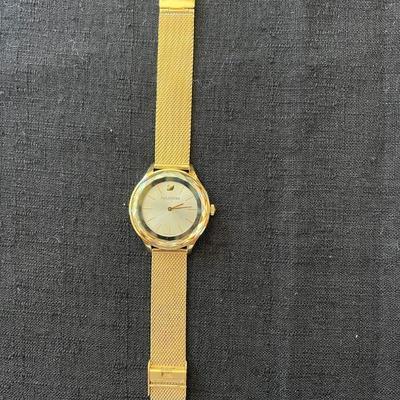 IFT310- Gold Tone Swarovski Stainless Steel Watch