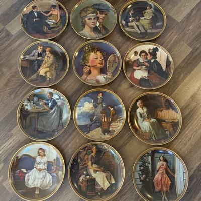 Norman Rockwell plate collection 