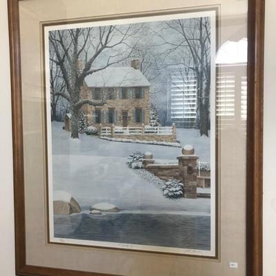 A Winter Haven by J. Fuches $120