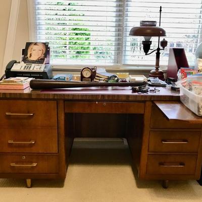 mid-century executive's desk $179
5' X 30 C 28 1/2