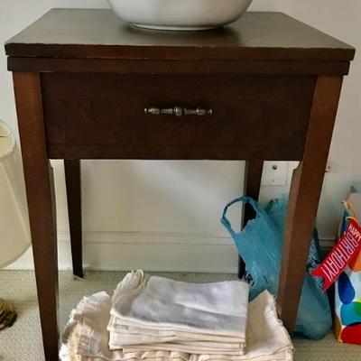 empty sewing machine table $24