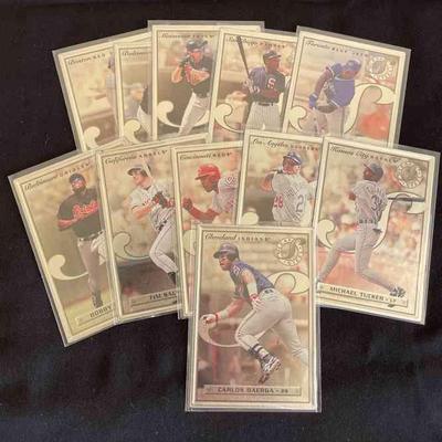 11 Leaf Steel 1996 Stats Baseball Cards
