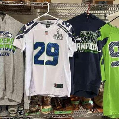 Seahawk Jerseys and Sweatshirts 