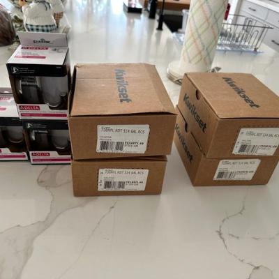 2 passage locks 2 privacy locks and 3 robe hooks - $50