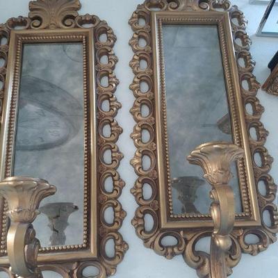 Pair of wall sconces $30.00
