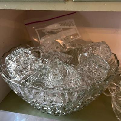 Punch bowl set 20.00