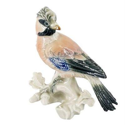 Lot 026 
Vintage Karl Ens Volkstedt Porcelain Jay Bird Figurine