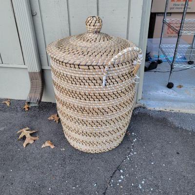 Woven Hamper...$10