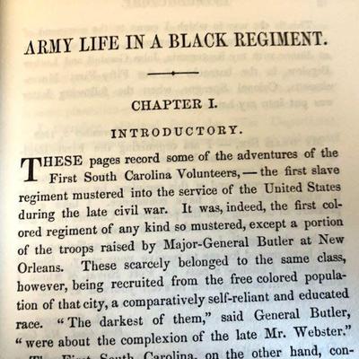 Army Life in A Black Regiment Book

