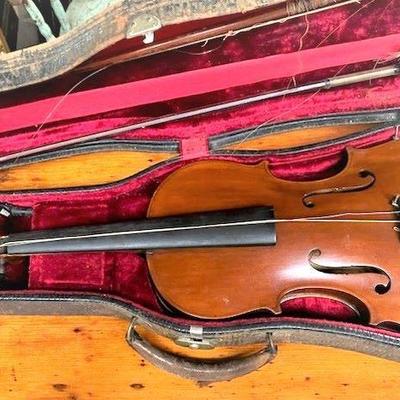 Early Violin in Case
