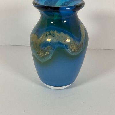 John Macpherson - signed art glass vase