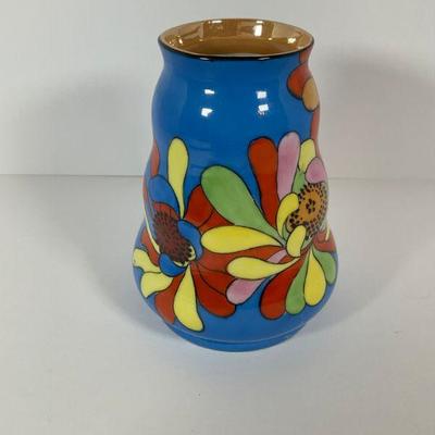 Hand Painted Japanese vase - Mid Century