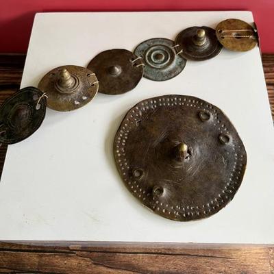 Ethiopian brass and bronze pendants