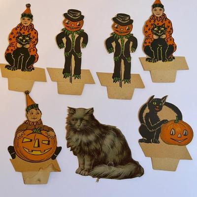 Antique and vintage Halloween postcards, decorations other paper ephemera, Beistle, Dennison and more